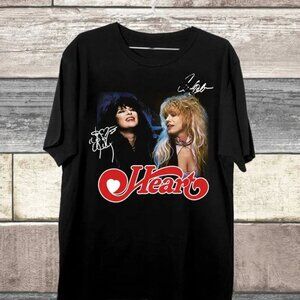 Heart Band Unisex T-Shirt – Classic Rock Music Gift Tee for Fans 79